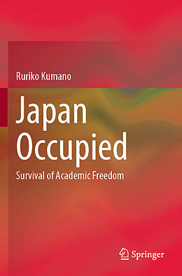 Couverture cartonnée Japan Occupied de Ruriko Kumano