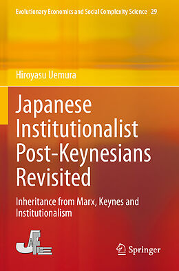 Couverture cartonnée Japanese Institutionalist Post-Keynesians Revisited de Hiroyasu Uemura