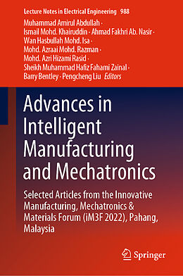 eBook (pdf) Advances in Intelligent Manufacturing and Mechatronics de 