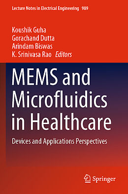 Couverture cartonnée MEMS and Microfluidics in Healthcare de 