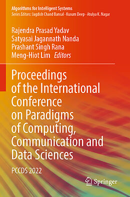 Couverture cartonnée Proceedings of the International Conference on Paradigms of Computing, Communication and Data Sciences de 