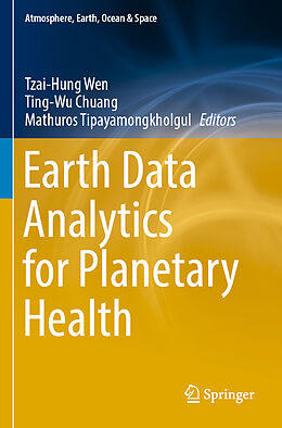 Couverture cartonnée Earth Data Analytics for Planetary Health de 