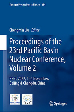 Livre Relié Proceedings of the 23rd Pacific Basin Nuclear Conference, Volume 2 de 