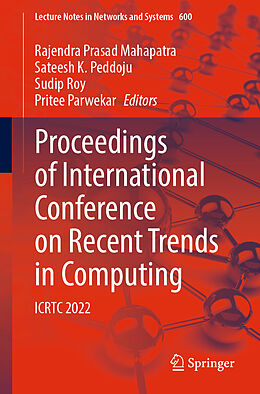 Couverture cartonnée Proceedings of International Conference on Recent Trends in Computing de 