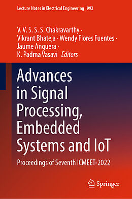 Livre Relié Advances in Signal Processing, Embedded Systems and IoT de 