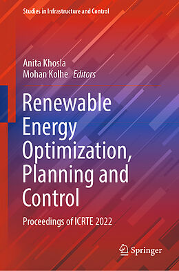 Livre Relié Renewable Energy Optimization, Planning and Control de 