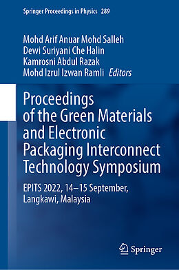 Livre Relié Proceedings of the Green Materials and Electronic Packaging Interconnect Technology Symposium de 