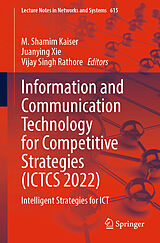 eBook (pdf) Information and Communication Technology for Competitive Strategies (ICTCS 2022) de 