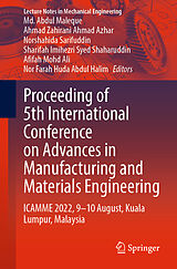 eBook (pdf) Proceeding of 5th International Conference on Advances in Manufacturing and Materials Engineering de 