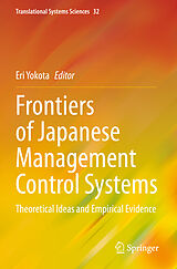 Couverture cartonnée Frontiers of Japanese Management Control Systems de 