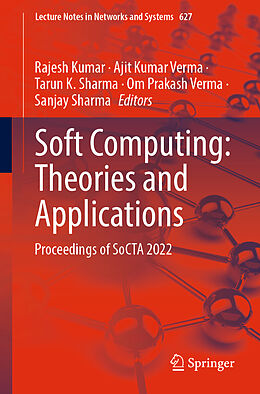 Couverture cartonnée Soft Computing: Theories and Applications de 