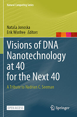 Couverture cartonnée Visions of DNA Nanotechnology at 40 for the Next 40 de 