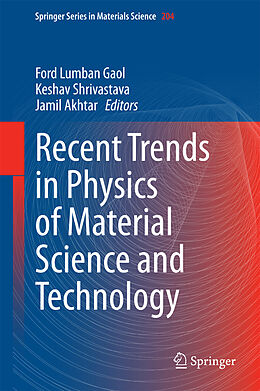 Livre Relié Recent Trends in Physics of Material Science and Technology de 