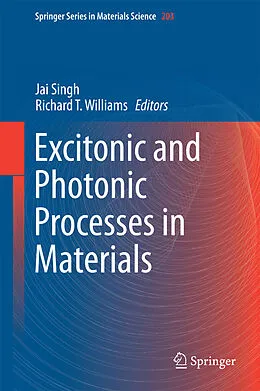 E-Book (pdf) Excitonic and Photonic Processes in Materials von Jai Singh, Richard T. Williams