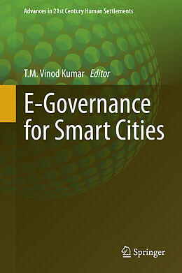 Livre Relié E-Governance for Smart Cities de 