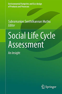 Livre Relié Social Life Cycle Assessment de 