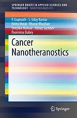 Kartonierter Einband Cancer Nanotheranostics von P. Gopinath, S. Uday Kumar, Ishita Matai