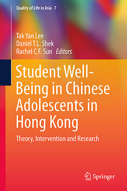 Livre Relié Student Well-Being in Chinese Adolescents in Hong Kong de 