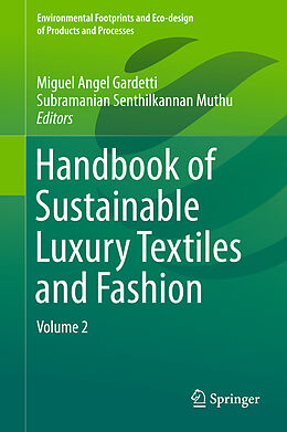 Livre Relié Handbook of Sustainable Luxury Textiles and Fashion de 