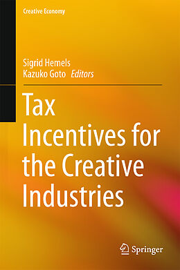 Livre Relié Tax Incentives for the Creative Industries de 