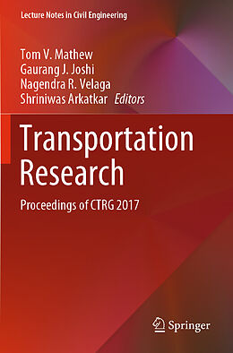Kartonierter Einband Transportation Research von 