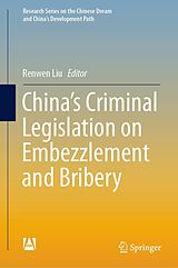 eBook (pdf) China's Criminal Legislation on Embezzlement and Bribery de 