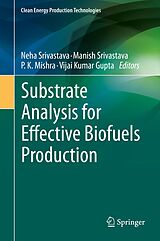 eBook (pdf) Substrate Analysis for Effective Biofuels Production de 