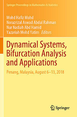 Couverture cartonnée Dynamical Systems, Bifurcation Analysis and Applications de 