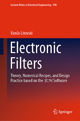 Fester Einband Electronic Filters von Van o Litovski