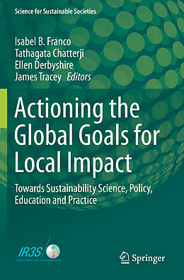 Couverture cartonnée Actioning the Global Goals for Local Impact de 