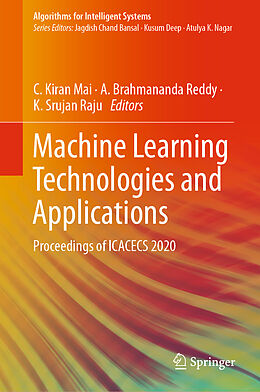 Livre Relié Machine Learning Technologies and Applications de 