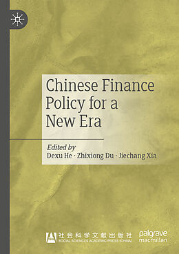 Couverture cartonnée Chinese Finance Policy for a New Era de 