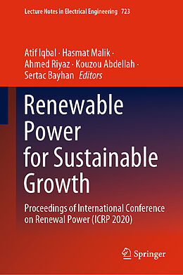 Livre Relié Renewable Power for Sustainable Growth de 