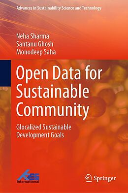 eBook (pdf) Open Data for Sustainable Community de Neha Sharma, Santanu Ghosh, Monodeep Saha