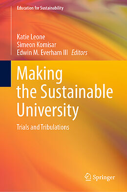 Livre Relié Making the Sustainable University de 