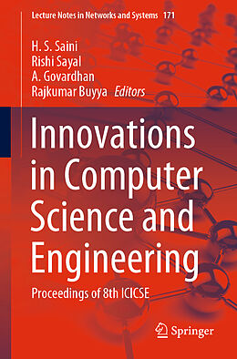 Couverture cartonnée Innovations in Computer Science and Engineering de 