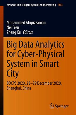 E-Book (pdf) Big Data Analytics for Cyber-Physical System in Smart City von 