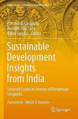 Couverture cartonnée Sustainable Development Insights from India de 