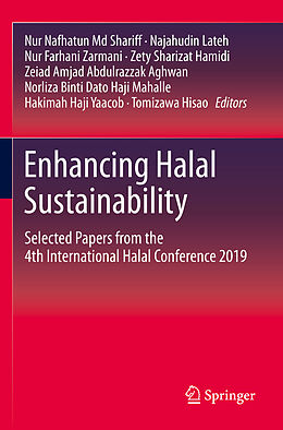 Couverture cartonnée Enhancing Halal Sustainability de 