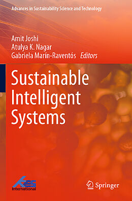 Couverture cartonnée Sustainable Intelligent Systems de 