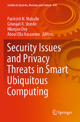 Couverture cartonnée Security Issues and Privacy Threats in Smart Ubiquitous Computing de 