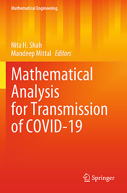 Couverture cartonnée Mathematical Analysis for Transmission of COVID-19 de 