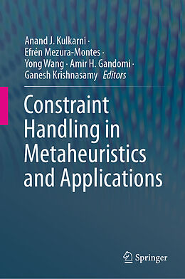 Livre Relié Constraint Handling in Metaheuristics and Applications de 