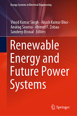 Livre Relié Renewable Energy and Future Power Systems de 