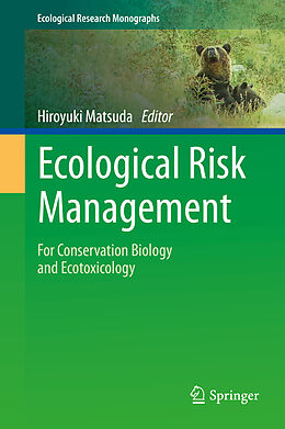 Fester Einband Ecological Risk Management von 