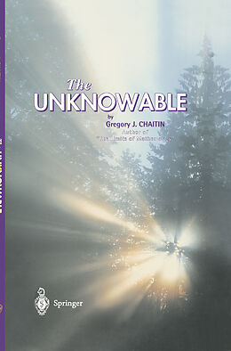 Fester Einband The Unknowable von Gregory J. Chaitin