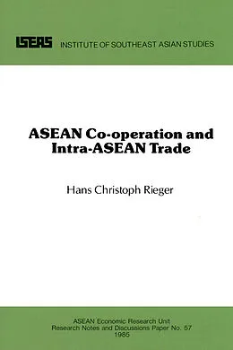 PDF ASEAN Cooperation and Intra-ASEAN Trade von Hans Christoph Rieger