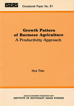 eBook (pdf) Growth Pattern of Burmese Agriculture de Mya Than