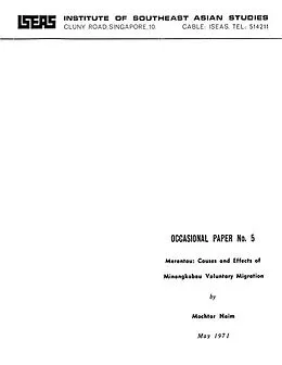 PDF Merantau von Mochtar Naim