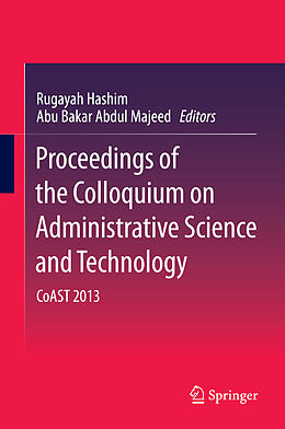 Livre Relié Proceedings of the Colloquium on Administrative Science and Technology de 